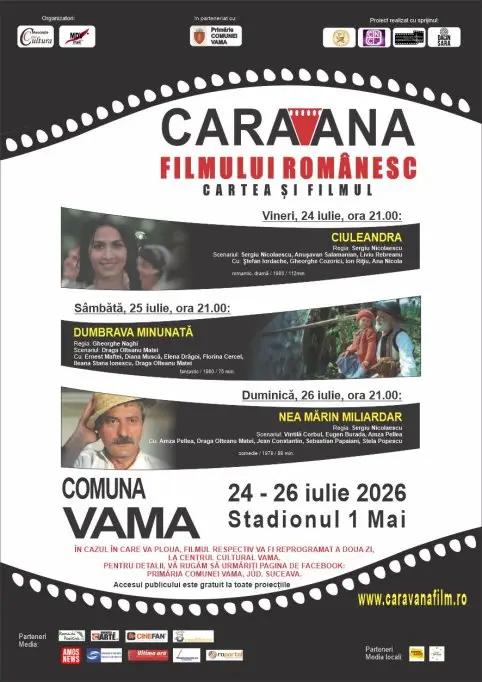 Caravana filmului românesc Cartea și filmul